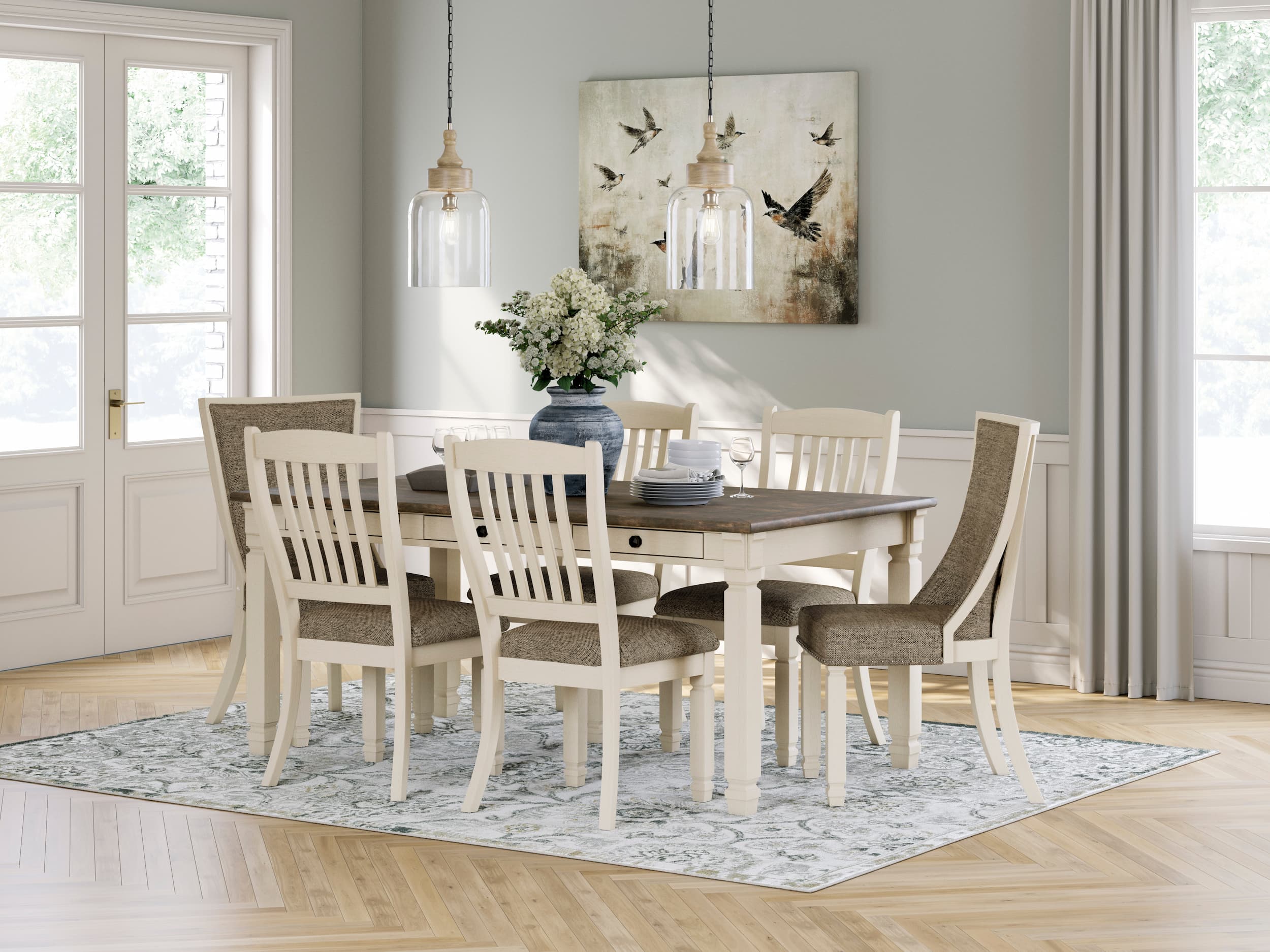 Bolanburg - обеденный сет (4 стула, 2 кресла)