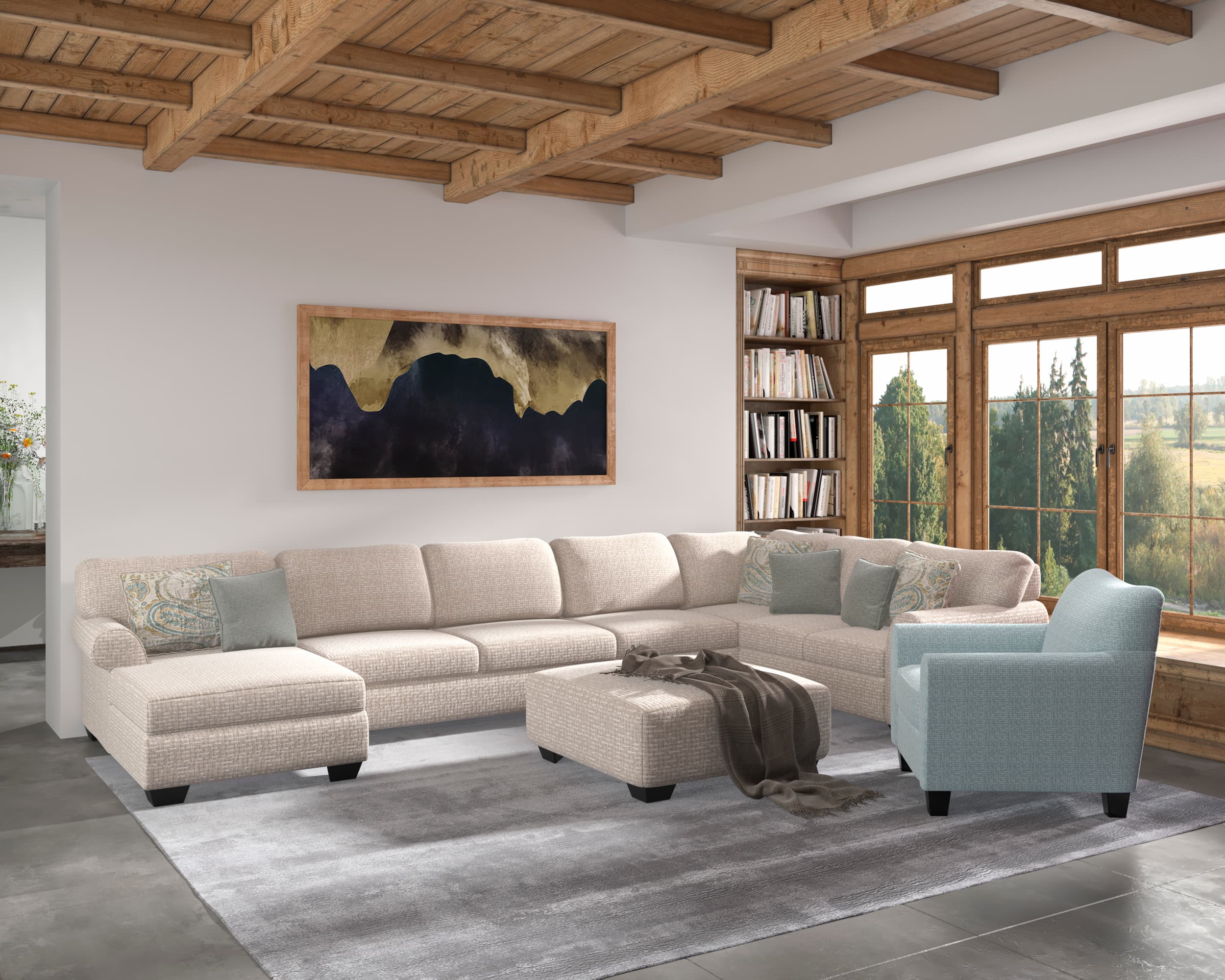 Alyadaria - модульный угловой диван (левый)