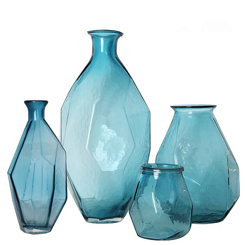 Blue glass vase FB-ZS1930C