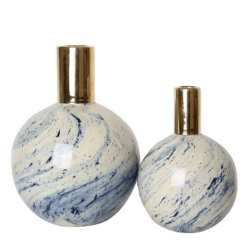 Blue ceramic vase FA-D1981B