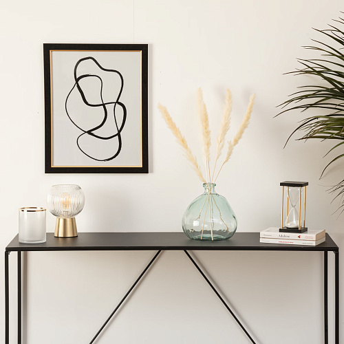 160102A Стеклянная ваза прозрачная