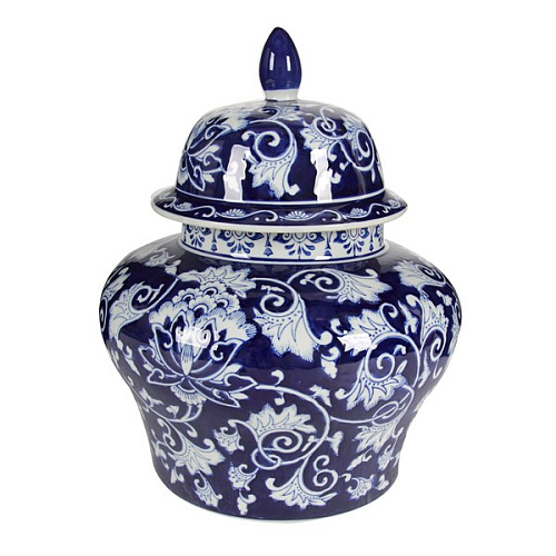 Lidded vase Aline ginger