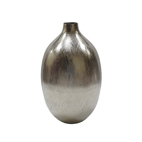Vase aluminum silver 45013
