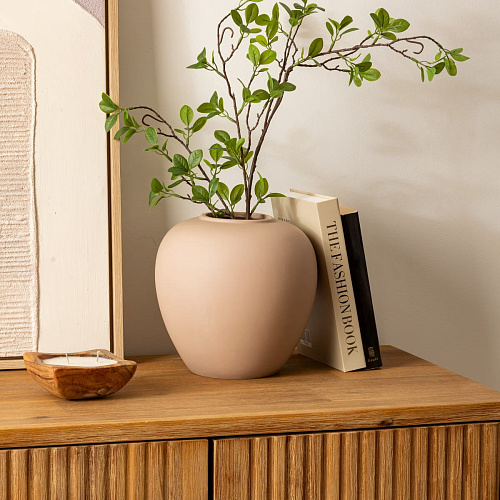 204293C Керамическая ваза круглая