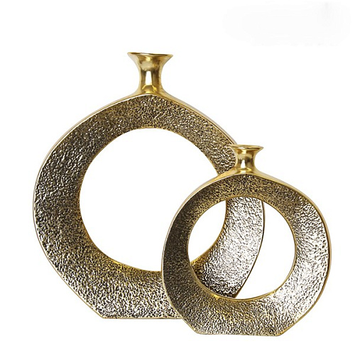 Vase round brown ceramic FA-D1961A