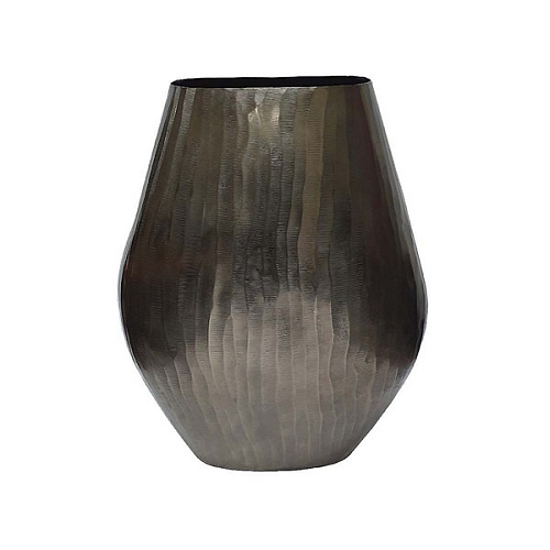 Vase oval aluminum 45006