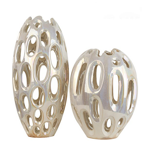 Vase with holes ceramic