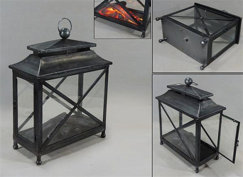 Small iron lantern - outdoor