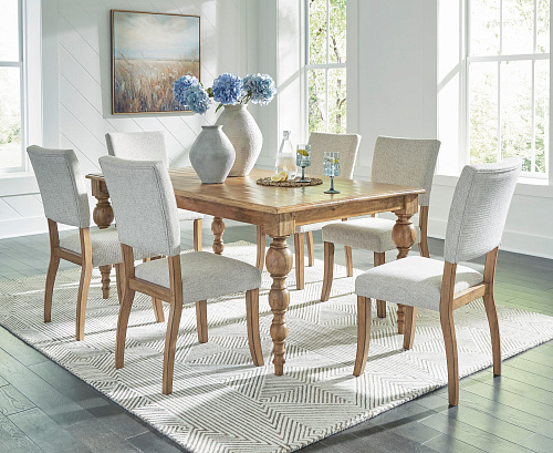 Rybergston - обеденный сет (6 стульев)