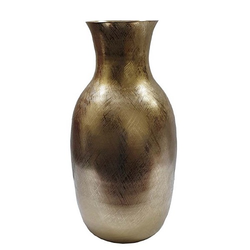 Vase aluminum silver 45016