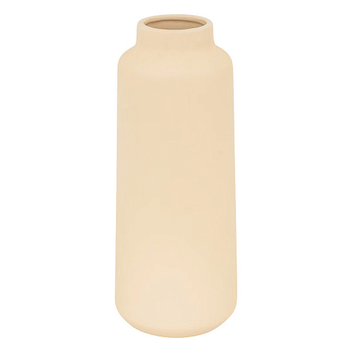 204291B Бежевая керамическая ваза высокая