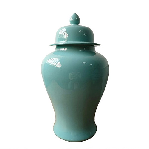 Medium blue vase