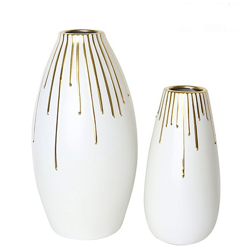 Vase white ceramic